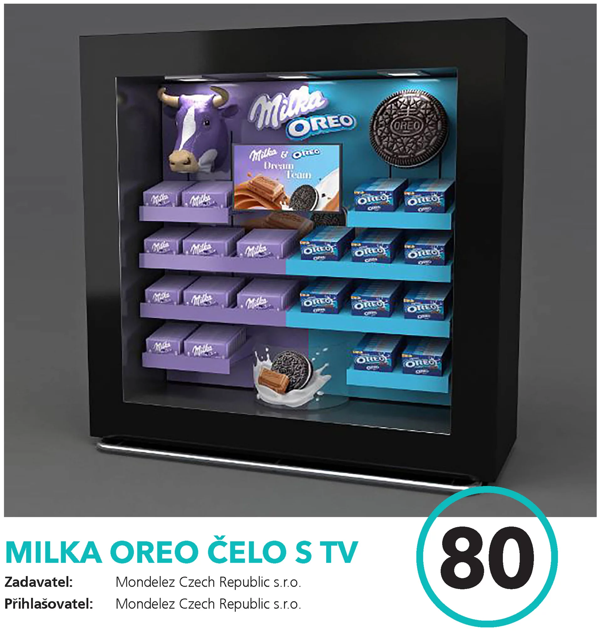 Milka Oreo čelo s TV