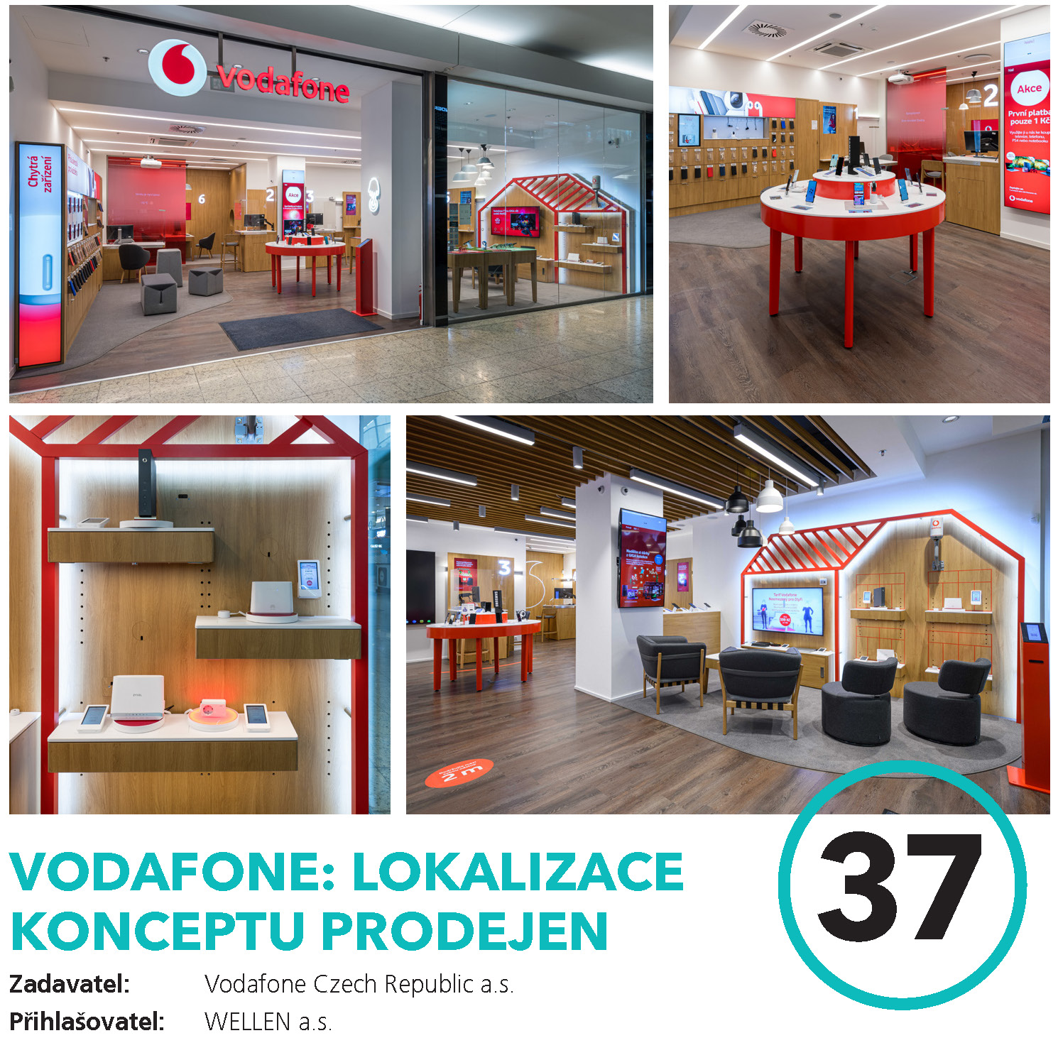 Vodafone: Lokalizace konceptu prodejen