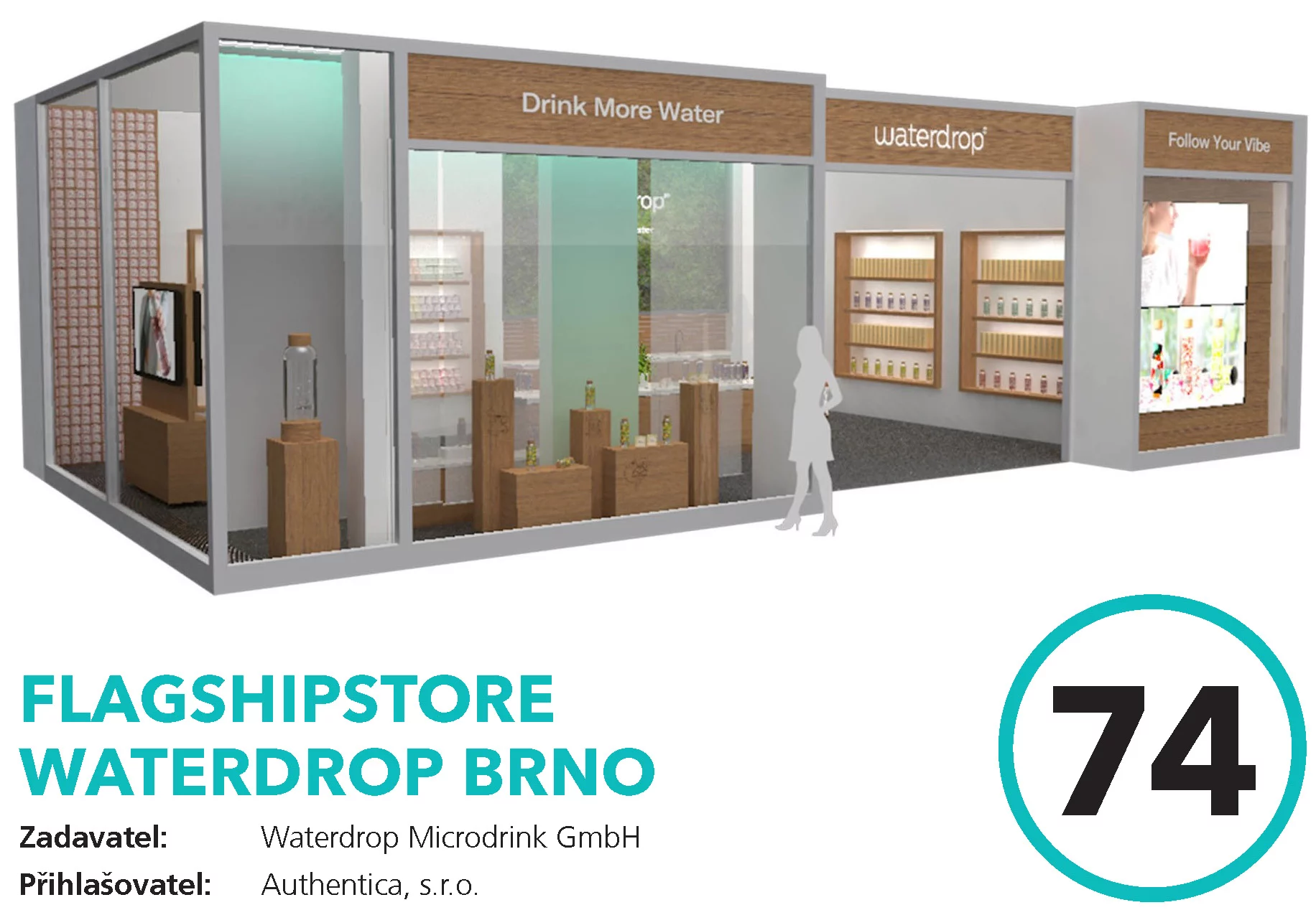 Flagshipstore Waterdrop Brno