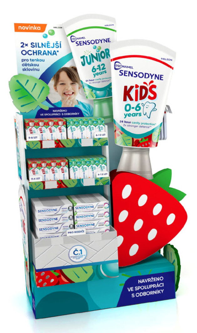 SET POS SENSODYNE KIDS A SENSODYNE JUNIOR