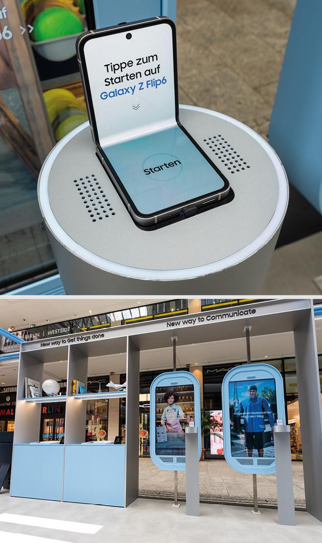 Samsung Galaxy New product launching pop-up event – Mall of Berlin