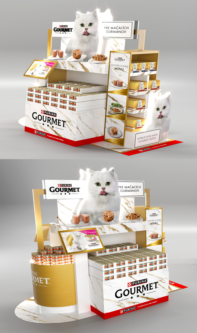 Shop-in-shop PURINA GOURMET 