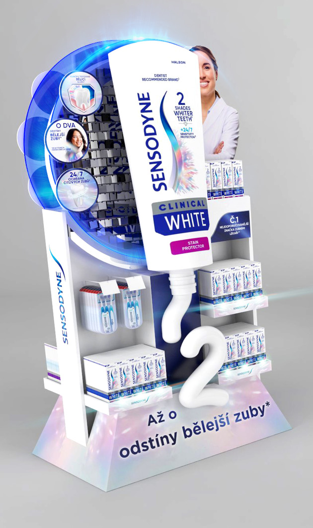 ½ paleta Sensodyne Clinical White