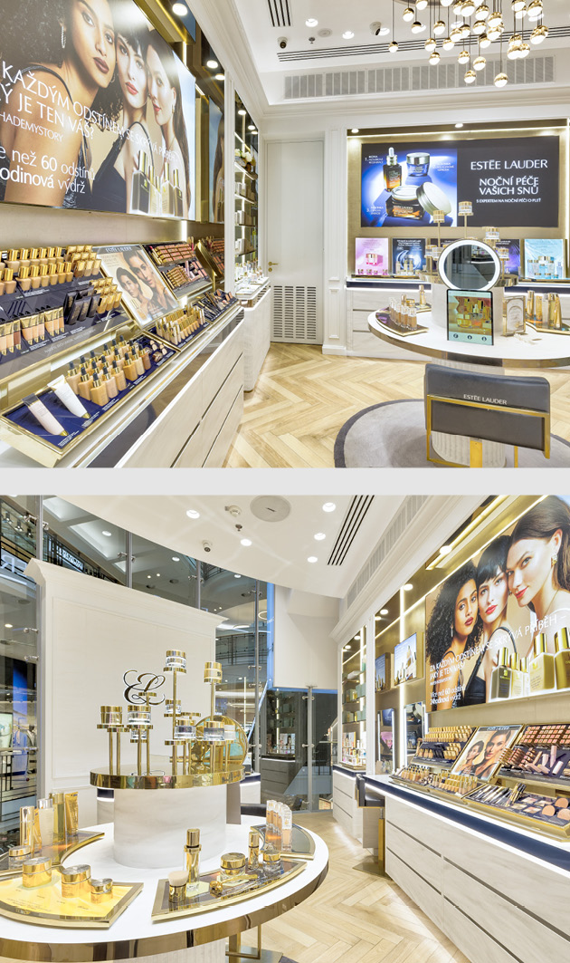Estée Lauder - Návrh a realizace butiku 