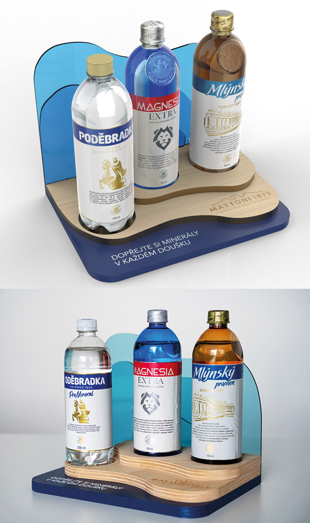 Elegantní stojánek Mattoni