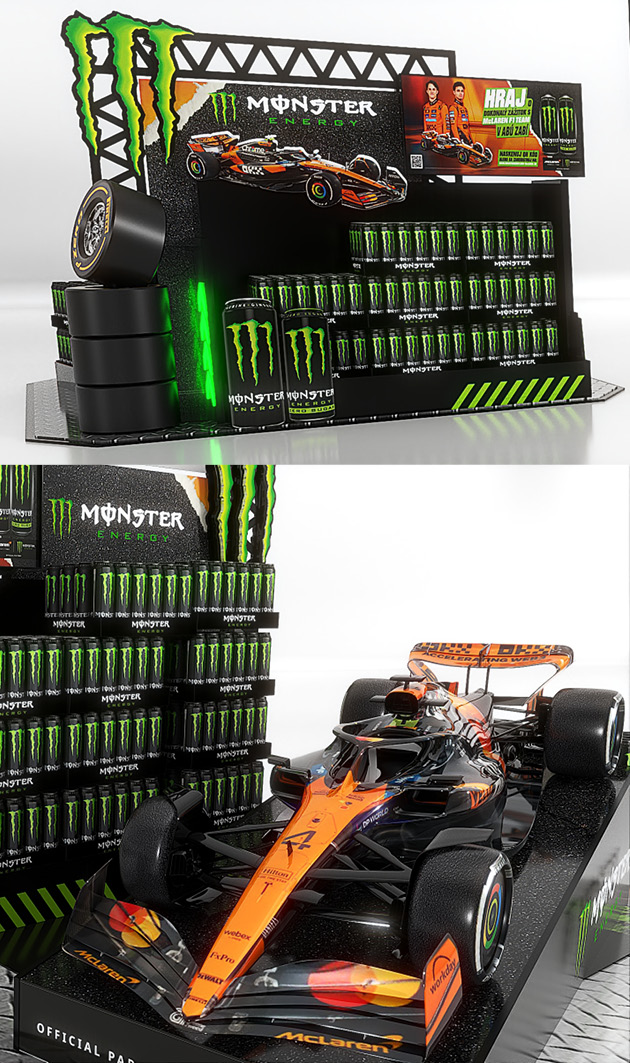 Shop-in-shop Monster & McLaren