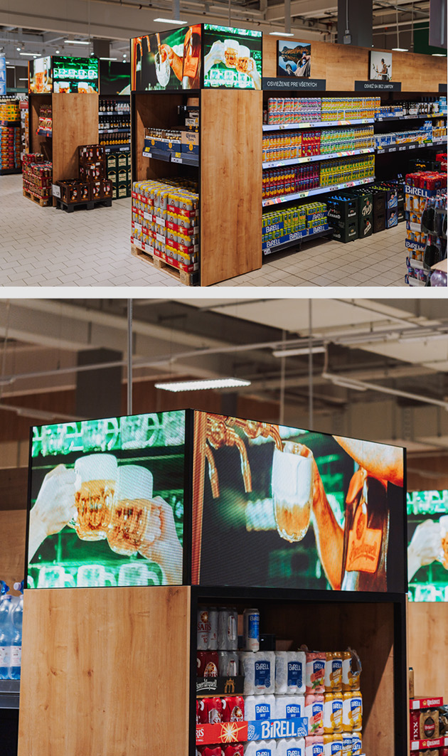 Modernizace pivních uliček Kaufland SK