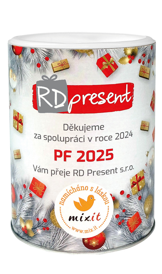 Dárkový tubus „děkuji“ 