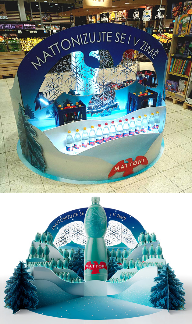 MATTONI VÁNOČNÍ SHOP-IN-SHOP