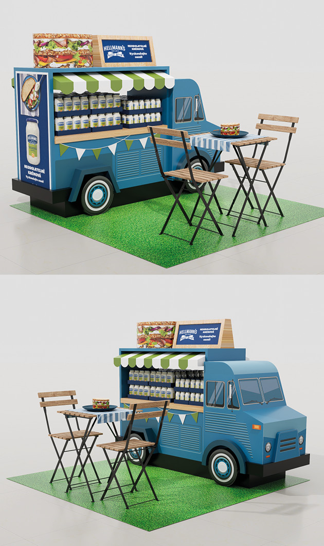 Shop-in-shop Hellmann's Food Truck