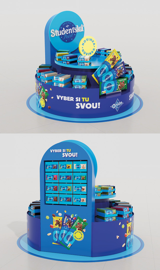 Hravý shop-in-shop Studentská pečeť