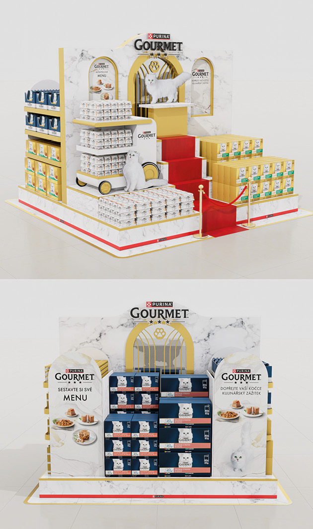 Kočičí Shop-in-shop Purina Gourmet
