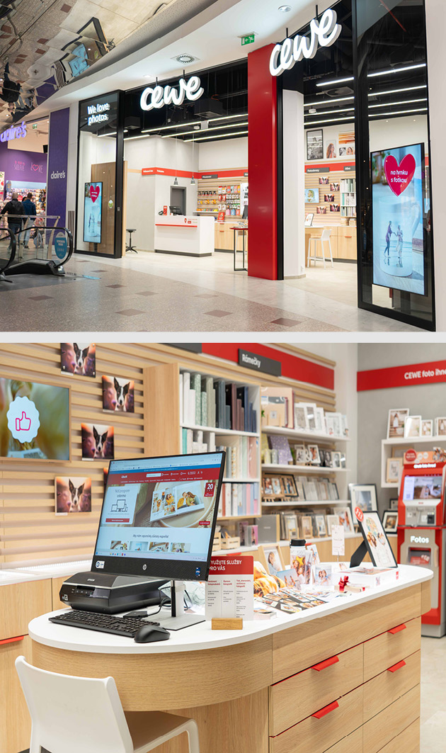 Nový koncept prodejny: CEWE Ateliér
