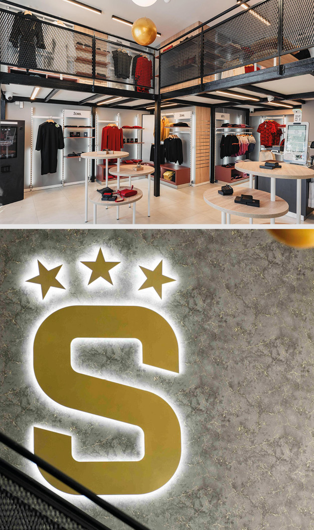 Fanbutik AC Sparta Praha Letná