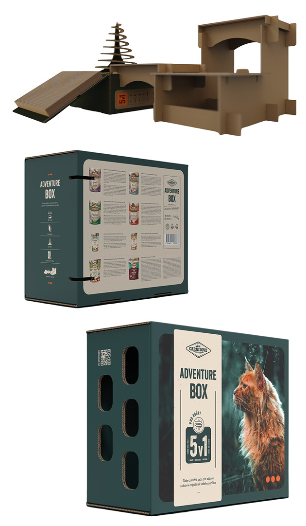 Carnilove Adventure box 5in1 pro kočičí šelmy 