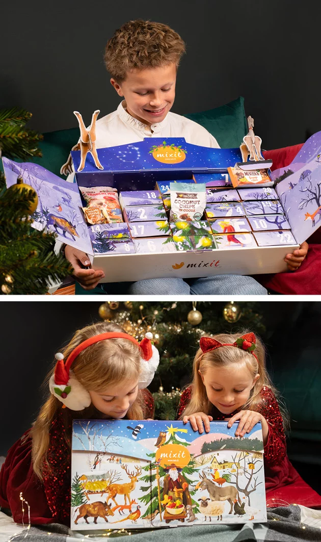 Velký adventní kalendář Mixit 2025 – Fantastická zvířátka