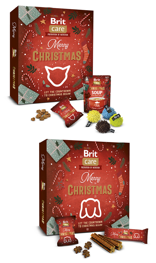 Brit Care Adventní kalendář pro kočky – sváteční radost s udržitelným duchem
